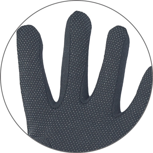 Bustard mikrop. védőkesztyű fekete  - 7