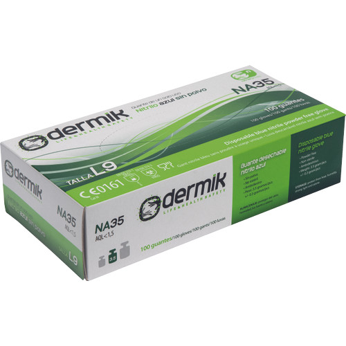 NA35 nitril púdermentes 100db - 10/XL