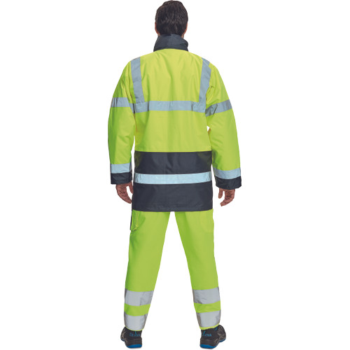 SEFTON kabát HV sárga/navy XL