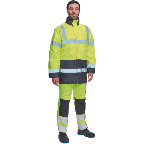 SEFTON kabát HV sárga/navy 3XL