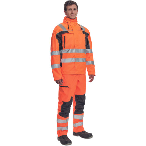 TICINO kabát HV narancs/feteke 3XL