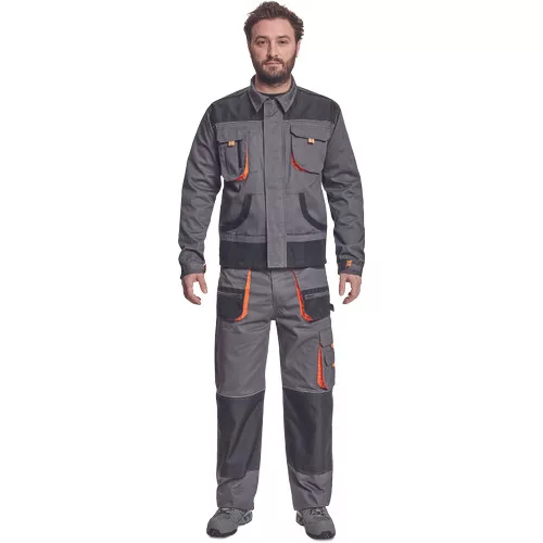 CARL kabát szürke-fekete 56