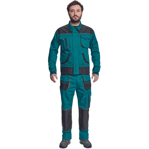 CARL kabát zöld-fekete 46