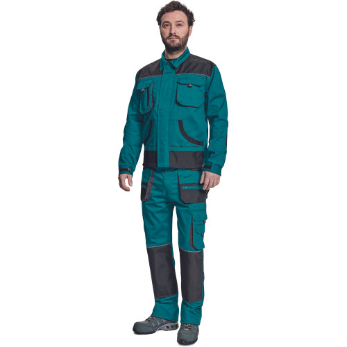 CARL kabát zöld-fekete 46