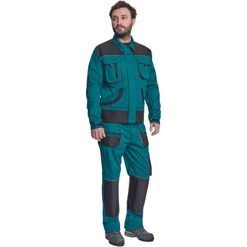 CARL kabát zöld-fekete 48