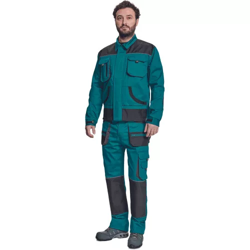 CARL kabát zöld-fekete 56