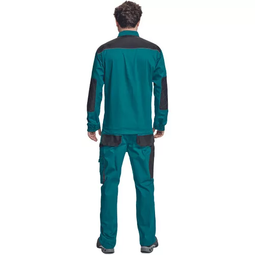 CARL kabát zöld-fekete 56