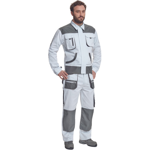 CARL kabát fehér-szürke 48