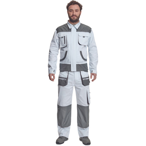 CARL kabát fehér-szürke 54