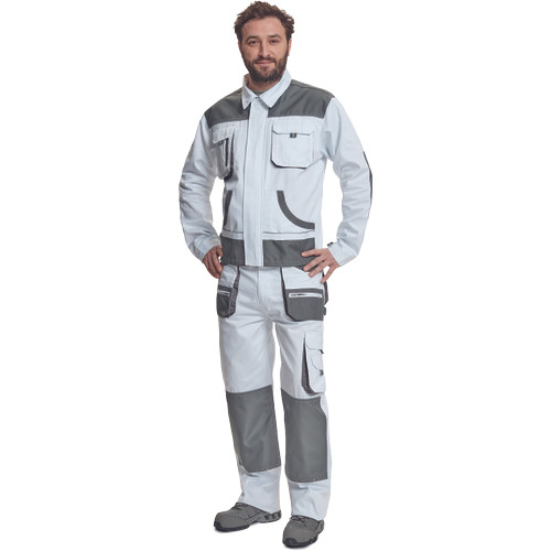 CARL kabát fehér-szürke 54