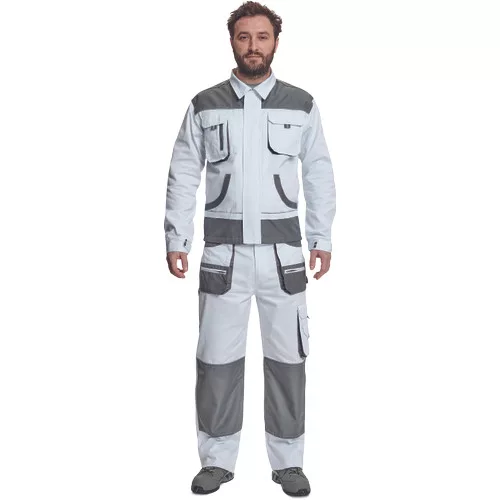 CARL kabát fehér-szürke 56