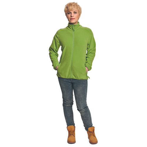 GOMTI női polár kabát zöldcitrom L