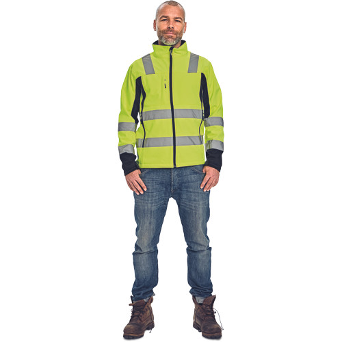 MALTON softshell kabát HV sárga XXXL