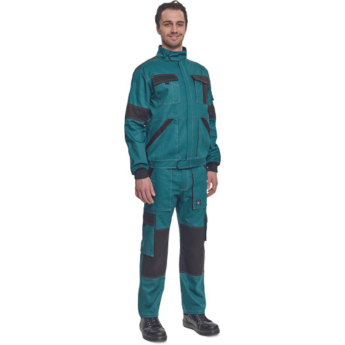 MAX SUMMER kabát zöld/fekete 50