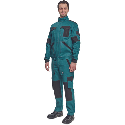 MAX SUMMER kabát zöld/fekete 62