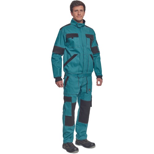 MAX SUMMER kabát petrol kék/fekete 62