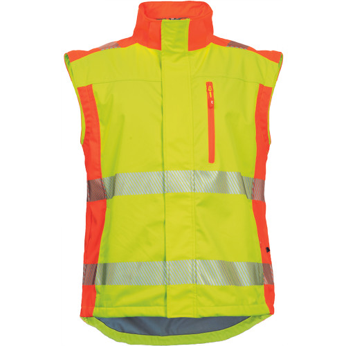 LATTON softsh. kabát HV sárga/naranc S