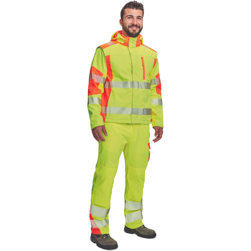 LATTON softsh. kabát HV sárga/naranc M