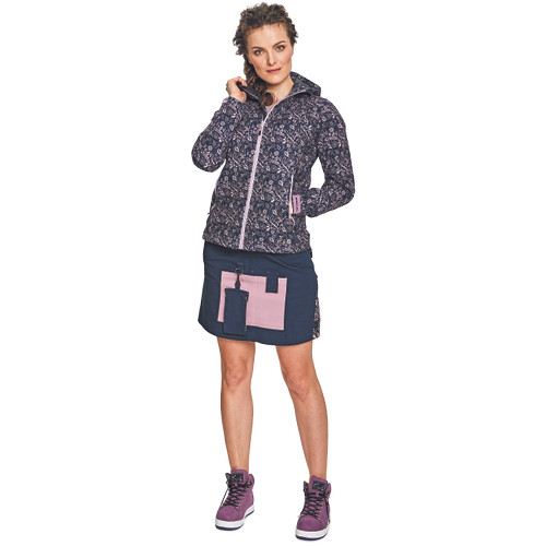 YOWIE PRINT softshell lila/navy S