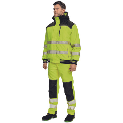 KNOXFIELD Hi-Vis pilóta dzseki sárga S