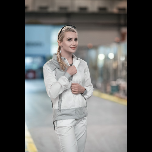 MONTROSE LADY kabát fehér/szürke 52