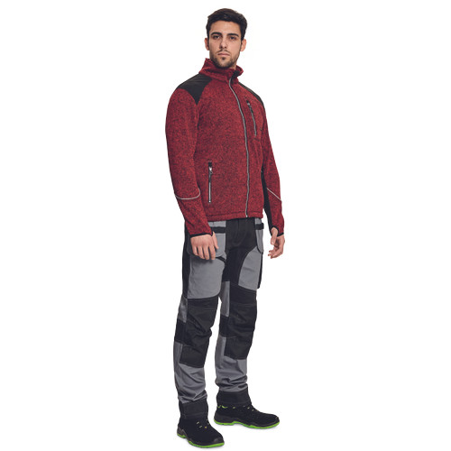 BOYER kardigán piros 3XL