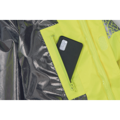 KNOXFIELD PROFI HV kabát sárga 5XL