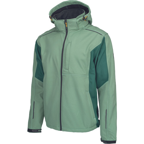 DAYBORO softshell dzseki szürkés-zöld XL