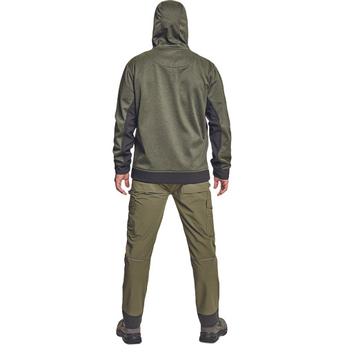 HUYER SOFTSHELL kabát olajzöld XL