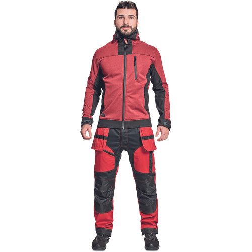 HUYER SOFTSHELL kabát piros S