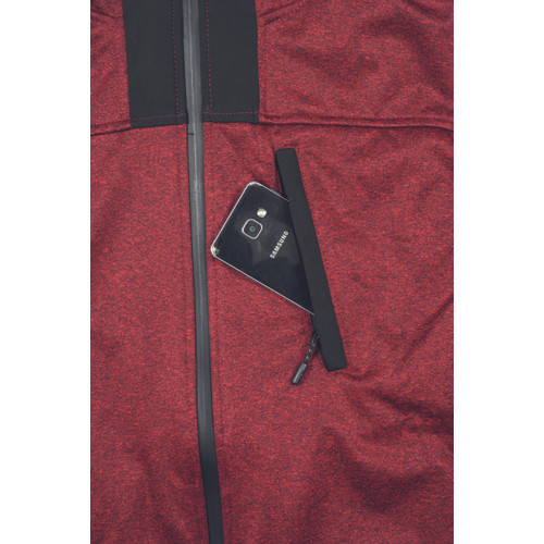 HUYER SOFTSHELL kabát piros 3XL