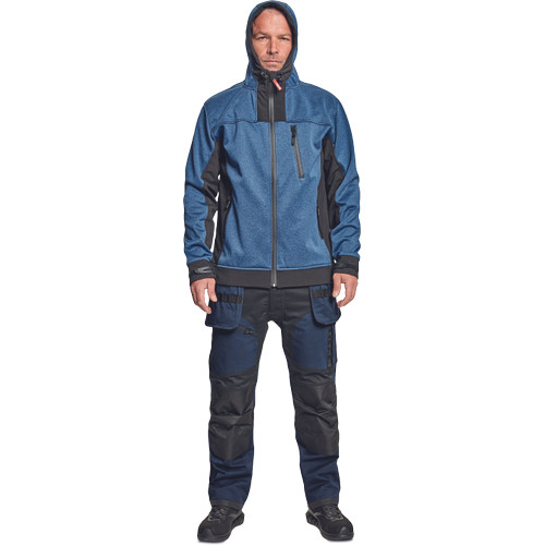 HUYER SOFTSHELL kabát royal kék M