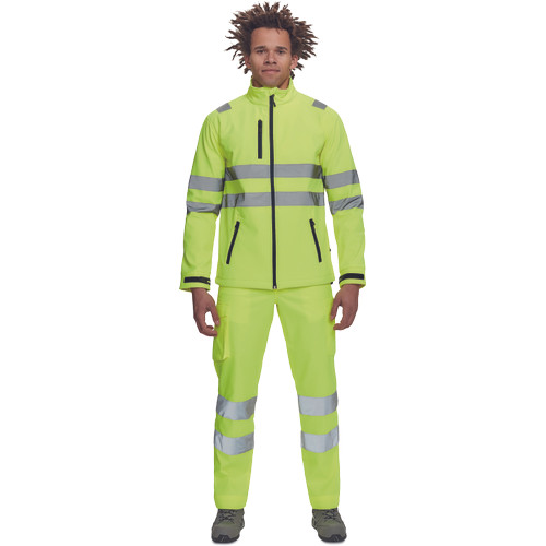 MURCIA HV SOFTSHELL kabát sárga M