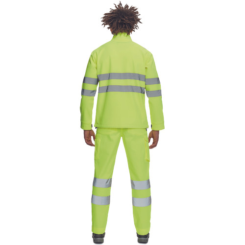 MURCIA HV SOFTSHELL kabát sárga L