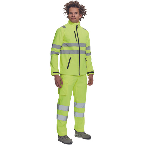 MURCIA HV SOFTSHELL kabát sárga 3XL