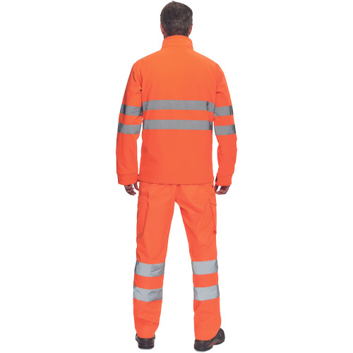 MURCIA HV SOFTSHELL kabát narancssárga L