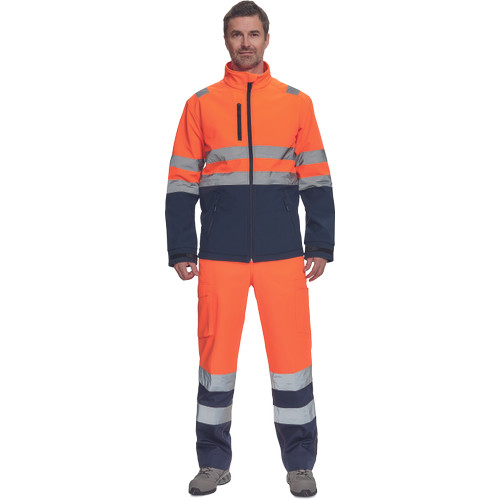 GRANADA HV SOFTSH.kabát narancs/navy L