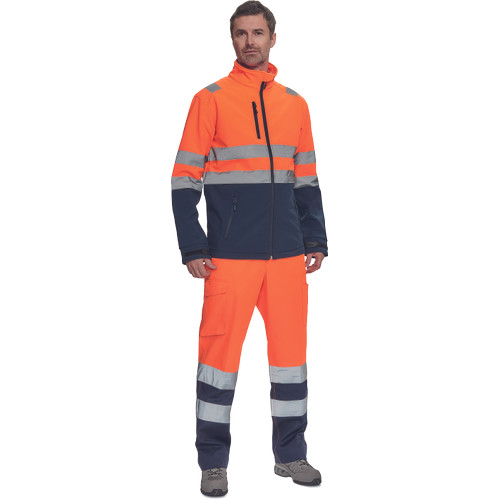 GRANADA HV SOFTSH.kabát narancs/navy XXL