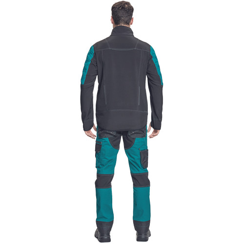 NEURUM SOFTSHELL kabát petrol kék S