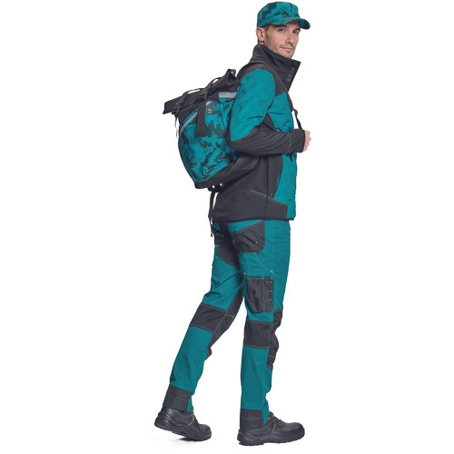 NEURUM SOFTSHELL kabát petrol kék L