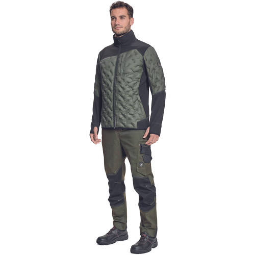 NEURUM SOFTSHELL kabát sötét olajzöld S