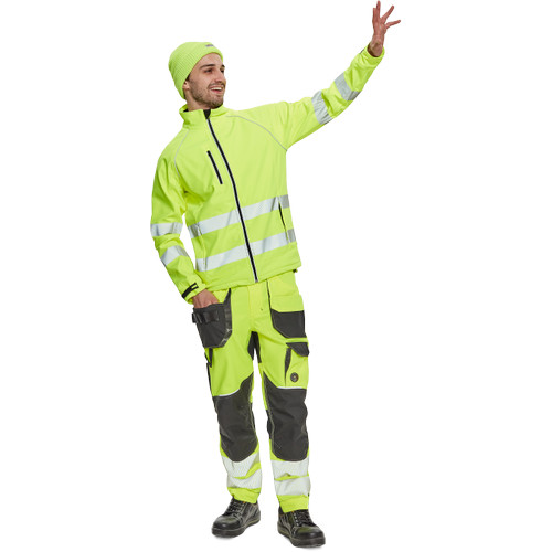 SHELDON HV softshell dzseki sárga 3XL