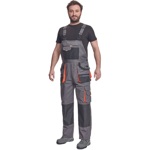 CARL mellesnadrág szürke-fekete 56