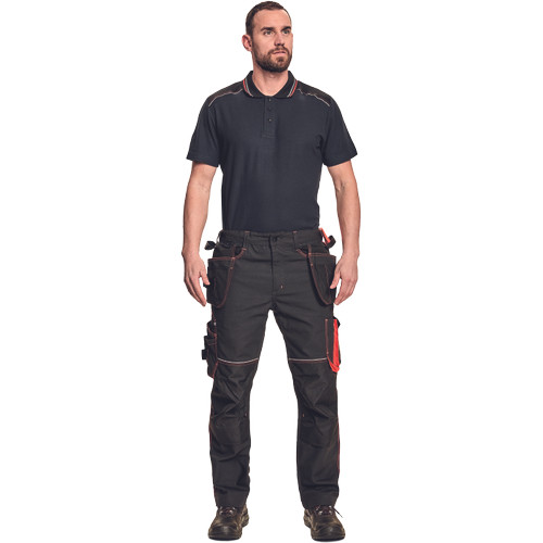 KNOXFIELD 320 nadrág antracit/piros 62