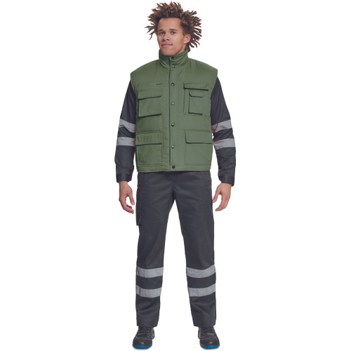 TRITON mellény zöld XXL