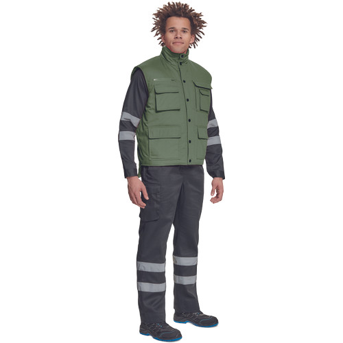 TRITON mellény zöld XXL