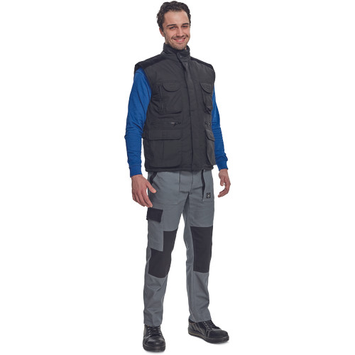 DAVIDA mellény fekete XL