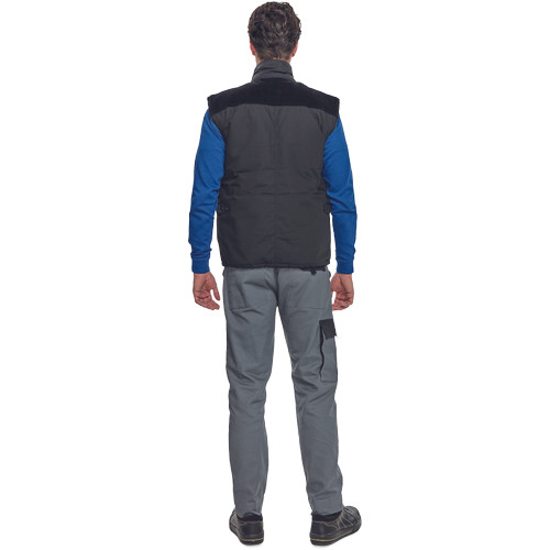 DAVIDA mellény fekete XL