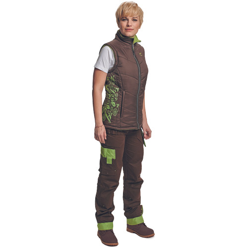 YOWIE női mellény barna/zöld XS