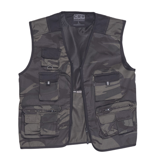 CRAMBE mellény terepmintás zöld XL